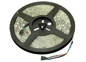 409835 - Jazzway Лента св/д 12V 7.2W/m 30Led/m IP20 Зеленый 5м (интерьерн.) SMD5050 .327583 (1)