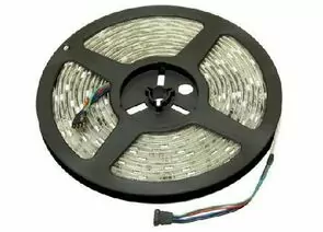 409836 - Jazzway Лента св/д 12V 7.2W/m 30Led/m IP20 Красный 5м (интерьерная) SMD5050 327606 (1)