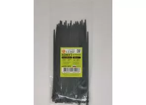 765486 - 1-2.SALE хомут (стяжка) нейлон (PA6.6) 3,6х150 черный (уп. 100шт, цена за ШТУКУ) ex0108-0007 (РФ) (1)