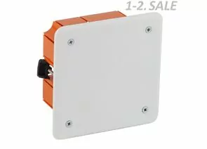 763102 - ЭРА коробка распред. 120х92х45мм СУ для полых стен с пласт. лапк. и крышкой IP20 KRP-120-92-45 9954 (1)