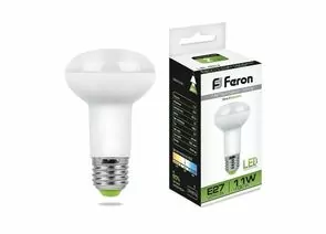 619957 - Feron R63 E27 11W(880lm) 4000K 4K матовая 100x63, LB-463 25511 (1)