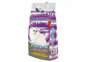 647671 - Наполнитель для кош.туалета комкующийся Pussy-cat (Пусси-кэт) 4,5 л (1)