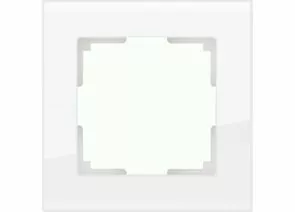 732815 - Werkel рамка СУ 1 мест. Favorit (белый,стекло) W0011101 a051192 (1)