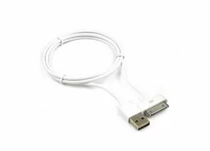 713570 - Кабель USB(A)шт. 2.0 - 30pin шт. Cablexpert AM/Apple, для iPhone/iPod/iPad, 1м, белый, пакет (1)