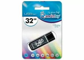 426133 - Флэш-диск (флэшка) USB 32Gb SmartBuy Glossy Black SB32GBGS-K (1)