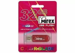 427157 - Флэш-диск USB 32GB Mirex ELF RED (ecopack) (1)