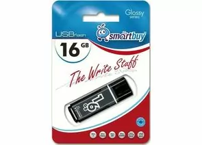 429692 - Флэш-диск (флэшка) USB 16Gb SmartBuy Glossy Blue SB16GBGS-B (1)