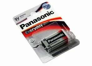 429981 - Элемент питания Panasonic Everyday 6LR61 BL1 (1)