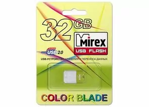 405333 - Флэш-диск USB 32GB Mirex ARTON GREEN (ecopack) (1)