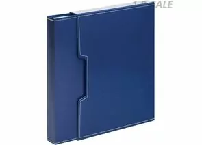 431143 - Папка на 80 файлов в коробе синяя (1)