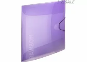 570991 - Папка на резинках Attache Rainbow Style фиолетовый 488254 (1)