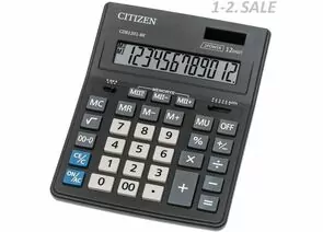 580738 - Калькулятор настольный CITIZEN BusinessLine CDB1201-BK, 12 разр, черн. (1)