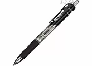 605065 - Ручка гелевая Attache Hammer черный стерж, автомат, 0,5мм 613149 (1)