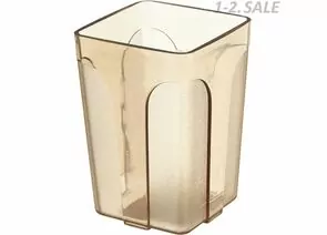 605145 - Подставка стакан Attache City, прозр.коричневый 492719 (1)