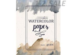 631920 - Папка д/рисования №1 School А3 20л, бум. акварел. 180 гр/м, мелкое зерно, 695635 (1)
