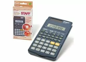 321373 - Калькулятор STAFF инженерный STF-310, 10+2 разрядов, двойное питание, 142х78мм (1)