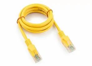 711923 - Cablexpert патч-корд UTP cat5e, 1м, литой, многожильный (желтый) (1)