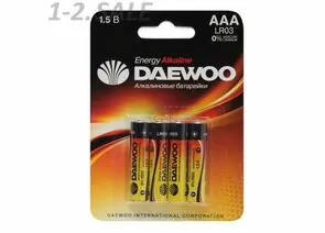 770159 - Элемент питания Daewoo Energy Alkaline LR03/286 BL2 (1)