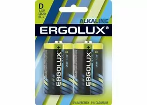481164 - Элемент питания Ergolux LR20/373 BL2 (1)