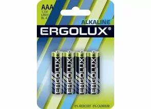 481167 - Элемент питания Ergolux LR03/286 BL4 (1)