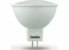 481352 - Лампа св/д Camelion MR16 GU5.3 220V 7W(490lm 100°) 3000K матовая 50x50 пластик LED7-JCDR/830/GU5.3 (1)