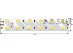 685899 - SWG/Design LED Лента св/д 24V 2x DSG 5050 W+WW 120L-V24-IP33 6000K+3000K 600LED 28.8W/m 5м цена за м (1)