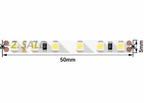 712613 - SWG Лента св/д стандарт 3528 120LED/m 9,6W/m 12V 450Lm/m (5м, цена за 1м) 4000K-4500K 4K 7937 (1)