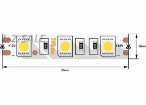 767638 - SWG Лента св/д стандарт 5050 60LED/m 14,4W/m 12V 700Lm/м 5м цена/м) IP20 6000-6500K замена 772671 (1)