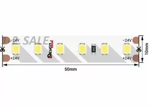 772566 - SWG/Design LED Лента св/д 24V DSG 2835 W 120L-V24-IP33 6000K 6K 600LED 14.4W/m LUX (5м цена за метр) (1)