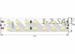 772573 - SWG/Design LED Лента св/д 24V 2xDSG 2835 WW 196L-V24-IP33 3000K 2K 980LED 18W/m LUX(5м цена за метр) (1)