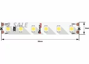 772592 - SWG/Design LED Лента св/д LUX 9.6W/m SMD3528 Открытая (IP33) 6500K 6K 24V (5м цена за метр) (1)