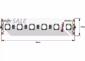 772610 - SWG/Design LED Лента св/д SMD3535 Non-WP IP33 120 LED/m 20 W/m 24V RGB (5м цена за метр) (1)