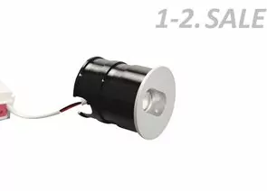 774162 - SWG/Design LED Бра встр. для подсветки лестн/пола FLOOR R Серебр 3W 4000K 4K Indoor GW-R612-3-SL-NW (1)