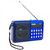 641310 - Радиоприемник Сигнал РП-222, FM - 88-108 Мгц, ак.BL-5C, 220V, USB, SD, дисплей, 114х33х73 мм синий (1)