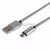 643838 - Кабель USB(A)шт. microUSBшт., в металлической оплетке,1мсеребристый REXANT цена за шт (10!), 18-4241 (1)