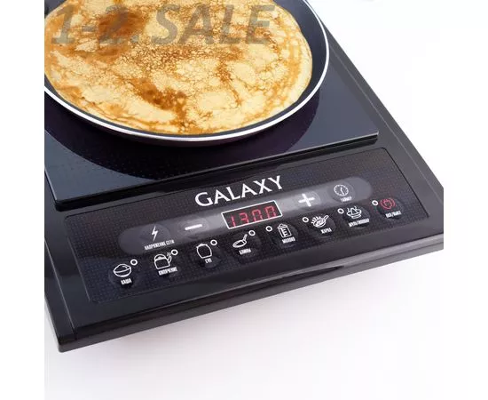 602146 - Плитка индукционная (стеклокерамика) Galaxy GL-3053, 1 конфорка 2кВт, 7 режимов, автооткл., таймер (4)