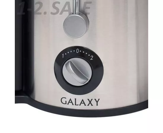 625630 - Соковыжималка Galaxy GL-0806, 700Вт,2 скор.,шир.загр.горловины=70мм,корпус нерж.ст, емк.д/сока 0,5л (3)