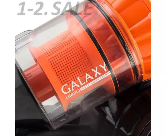 636891 - Пылесос Galaxy GL-6253, 1900/500Вт,мультициклон 3л,микропоролон,3-сл.х/б,фильтр,тел.трубка,шнур 4,5м (3)