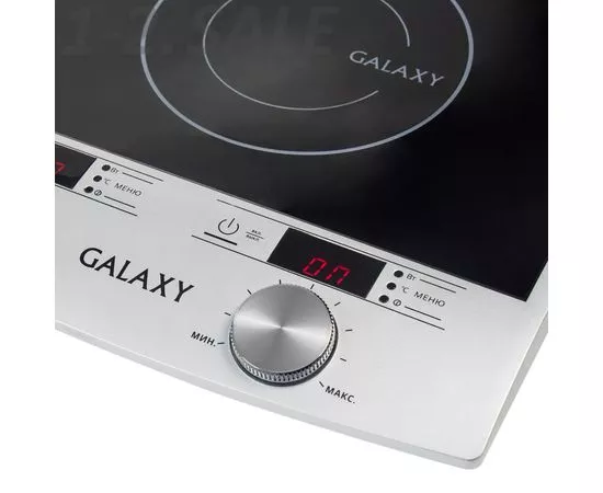 650829 - Плитка индукцион.(стеклокерамика)Galaxy GL-3057, 2конфорки 2,9кВт(1,6+1,3кВт)10режимов, сенсорн.упр. (4)