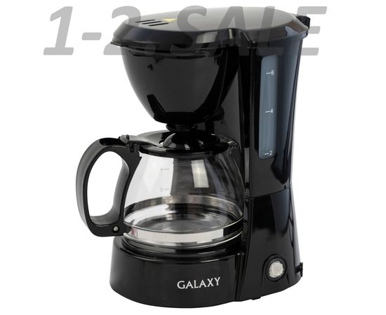 677722 - Кофеварка Galaxy GL-0700, 750Вт, 4-6 чашек(0,75л)системаСтоп-Капля,съемн.фильтр,функция подогрева (2)