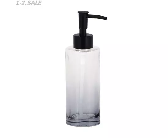 700304 - Дозатор д/жидкого мыла ВаннДерГрей, стекло, цвет прозрачно-черный 60696 Master House (4)