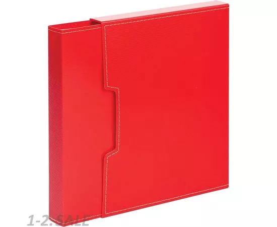 431113 - Папка на 100 файлов в коробе красный (2)