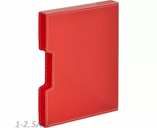 431142 - Папка на 80 файлов в коробе красный (3)