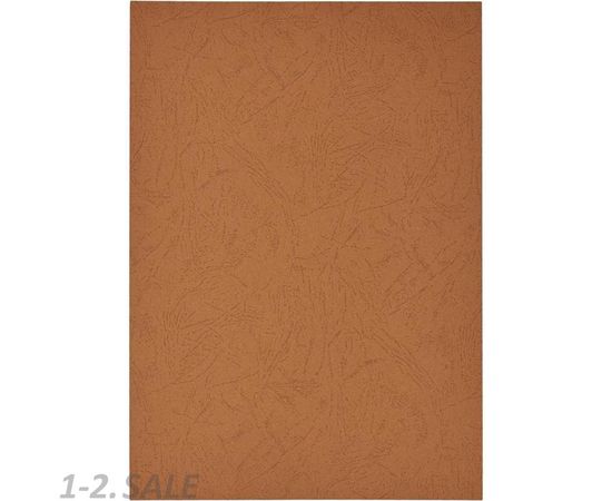 435359 - Обложки для переплета картонные ProMega Office коричневые, кожа, А4, 230г/м2, 100шт/уп (3)