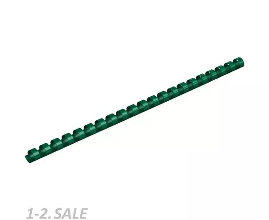 435453 - Пружины для переплета пластиковые ProMega Office 12мм зеленые 100шт/уп. (5)