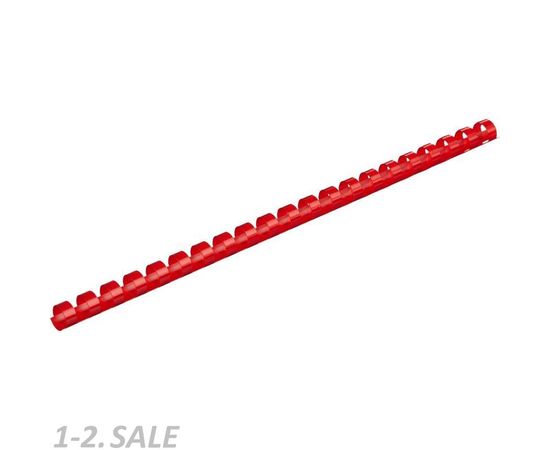 435454 - Пружины для переплета пластиковые ProMega Office 12мм красные 100шт/уп. (5)