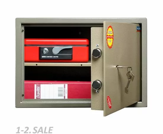 46153 - Сейф VALBERG ASM-30 мебельный 440х300х350 21кг ключ, полка 32360 (2)