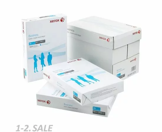 47010 - Бумага для офис.техники XEROX BUSINESS (А4,80г,ярк.96% ISO,Финл.) 500л/пач. 5077 (5)