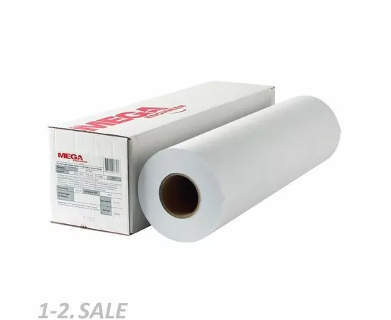571411 - Бумага широкоформатная MEGA Engineer, BrightWhite (А1+), ф.620мм, нам.150м, (2)