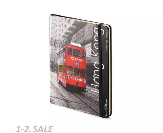 437425 - Блокнот А5 горизонтальный MEGAPOLIS ART ГОРОДА на резинке 4 ВИДА (13)